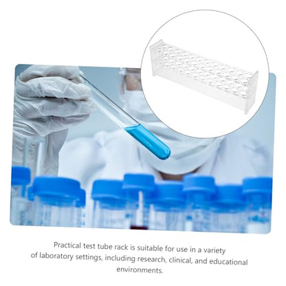 PRETYZOOM 2Pcs Testing Tube Rack Reusable Test Tube Holders for Lab Use Sampling Tube Organizer for Research Clinical and Educational Settings