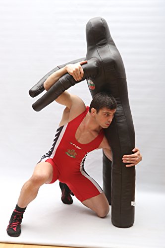 Suples Suples Wrestling Throwing Dummy with Legs - color: Black, size: XS (30 lb - 35 lb)