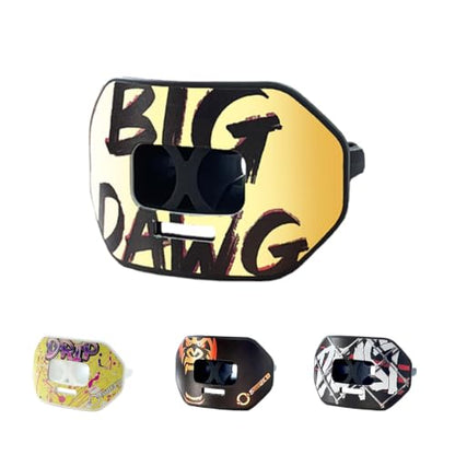 O Shield Vortex Graphic Football Mouth Guard, Big DAWG - color: Big Dawg