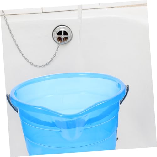minkissy Portable Plastic Water Bucket with Handle for Home Use Durable Multipurpose Cleaning Bucket for Dormitory Bathing and Storage Needs