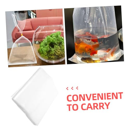 Sosoport 50pcs Fish Packaging Bags for Live Fish Transport Shipping Bags with Stable Design Leak and Air Permeable for Optimal Aquatic Condition for Aquarium Use