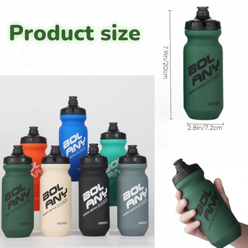 20oz Lightweight Sports Water Bottle PP Material BPA Free Squeeze Jet Straight Drink Cup Portable Outdoor Cycling Bottle (Blue) - color: Blue