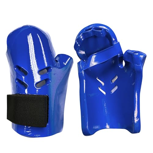 AAMA Custom Foam Sparring Gear Set - Foam Headgear, Olympic Style Chest Guard, Foam Punch and Kick - color: BLUE