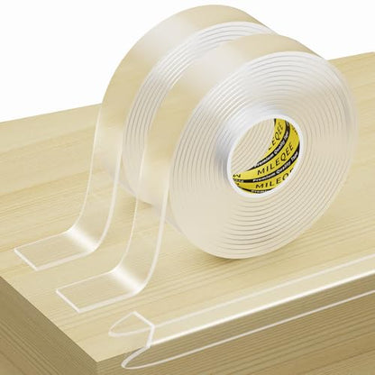 2Pack Clear Edge Protector Strip, 0.8in x 9.84FT(19.68FT Total), Sharp Edge Wrap Cover Tape, Self Adhesive Protective Bumper Guards for Cabinet Door Desk Glass Table Furniture, Kitchen Countertop - size: 2 Pack x 0.8in x 9.84FT