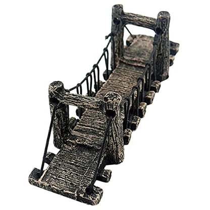 balacoo Fish Tank Bridge Decor Resin Underwater Bridge Ornament for Aquatic Landscapes Aquarium Decoration Easy Care for Fish and Shrimp Environments