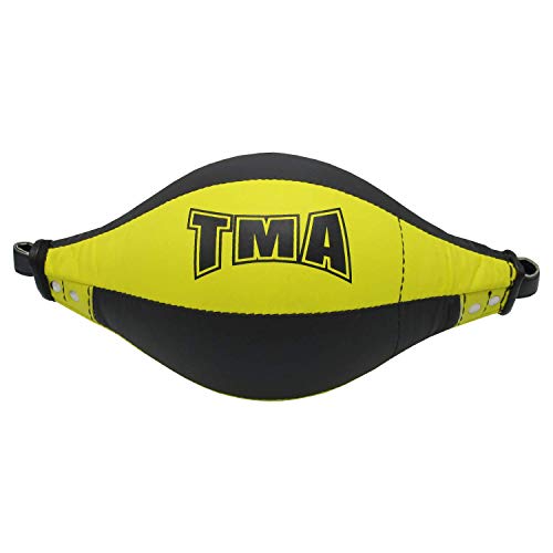 TMA Synthetic Leather Double End Dodge Speed Ball Boxing Floor to Ceiling Punching, Punching Bag