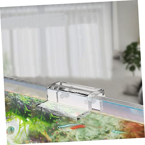 4pcs Aquarium Bracket Acrylic Support Tool for Fish Tank Cover Stable Easy to Install Compatible for Open Fish Tanks