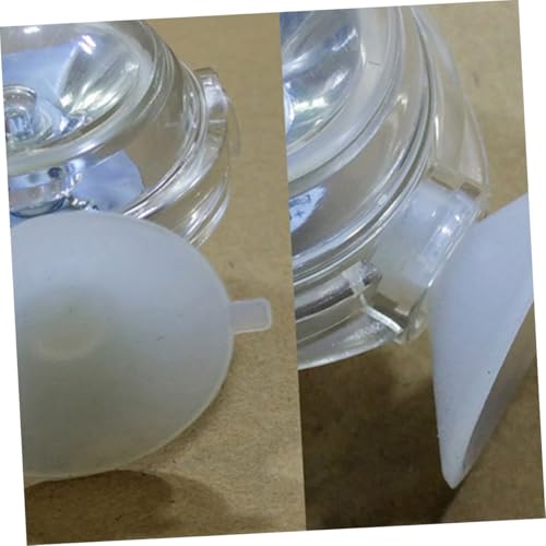 GALPADA Aquarium LED Spotlight with Durable Silicone Suction Cup Fish Tank Decorative Light for Fresh Saltwater Submersible Multi-Purpose Underwater Lamp with Convex Lens US Plug
