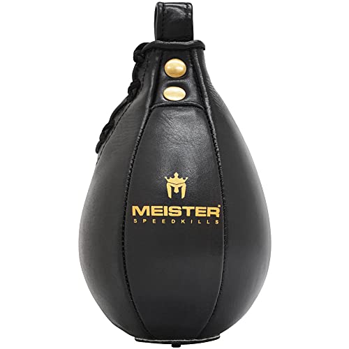 Meister SpeedKills Leather Speed Bag with Lightweight Latex Bladder - style: Small (7.5" x 5") (19 cm x 12.7 cm)
