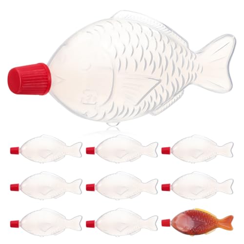 Abaodam Seasoning Containers 100PCS Bento Lunch Soy Sauce Case Container Vinegar Dispenser Bottles Plastic Condiment Bottles for Sushi Sashimi Salads Fish 8ml