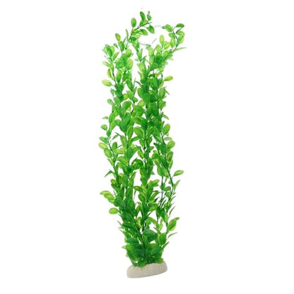 Aquarium Decoration,Plastic Plant Decoration for Aquarium Fish Tank 20Inch (Green)