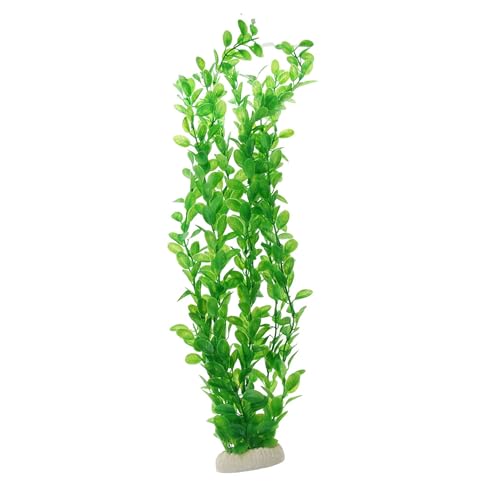 Aquarium Decoration,Plastic Plant Decoration for Aquarium Fish Tank 20Inch (Green)