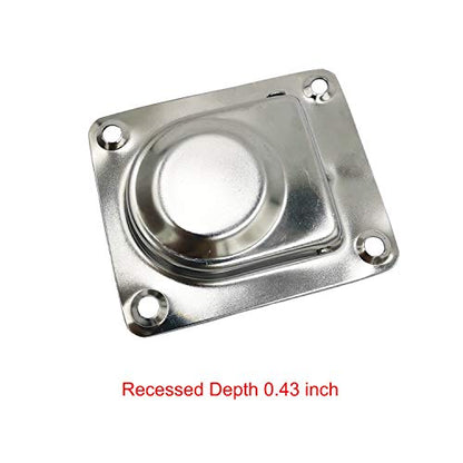 4 Pack Hatch Flush Ring Pull Boat Locker Flush Lift Ring Locker Marine 304 Stainless Steel for Deck Yacht Cabinet Home Furniture Recessed Lid Handle