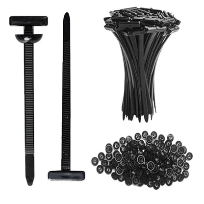 Nylon Universal Cable Tie Buckle, Multifunctional Automotive Self-Locking Zip Ties Clips for Car Repair-Fender, Engine Cover, Trunk Liner, Zipper Clip Fasteners Replaces Screws,50PCS