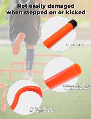 GHB Agility Hurdles 8" Speed Agility Training Hurdles - size: 5 Pack
