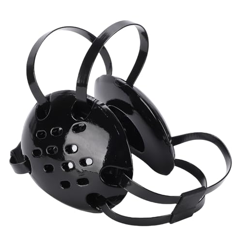 CCYLEZ Wrestling Headgear with Chin Pad MMA BJJ Ear Guards 11 Hole Breathable Adjustable Grappling Headgear for Jiu Jitsu Helmet