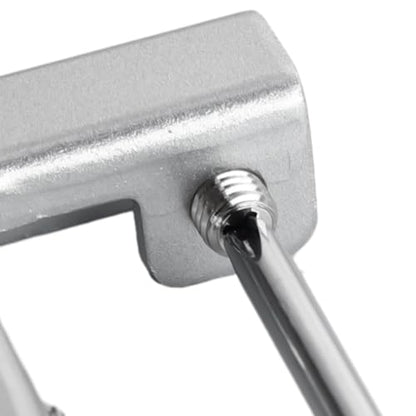 Aluminum Alloy Tile Clamp Fixed Clamp - Aluminum Alloy Fixing Clip Kit with Screw and Silicone Elastic Pad, for Assembly and Reinforcement of Showcases, Fish Tanks, Aquariums and More of Thick 7mm - color: 7mm