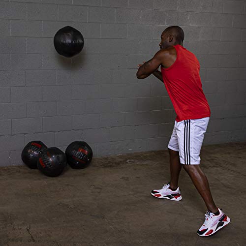 Body-Solid Tools Dynamax Premium Soft Medicine Ball – Non Bouncing Wall Balls for Strength Training, Weight Loss Workout, Core Exercise and Home Gym Fitness - style: 12lbs.