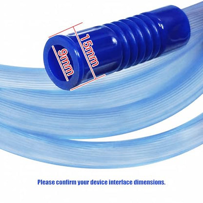 10 Pack Extended Suction Connection Tube – Flexible & Portable Hoses 80in Extra Long, Fits Various Devices Extension Hose 9mm (0.354 inches) standard interface