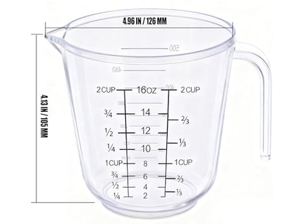 Measuring Cup, 2 Cup, Clear - size: 2 cup