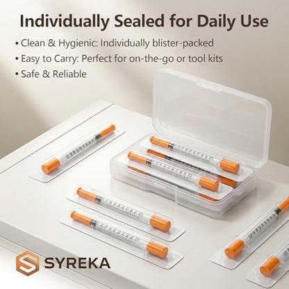 1ml 29G 5/16 Inch, Lab Tools Supplies, Individual Package 100 Pack - size: 1ml-29G-5/16", style: 100 Pack