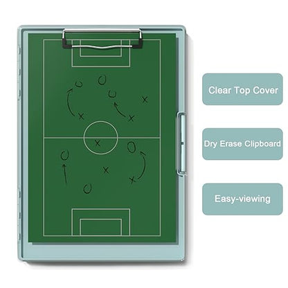Hongri Clipboard with Storage, Green 8.5 x 11 Clip Board, Dual Compartmen - color: Green