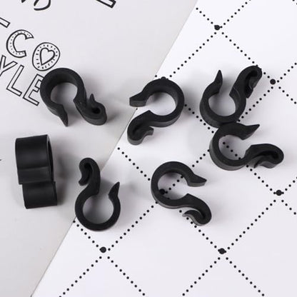 50pcs Irrigation Tubing Clips Wire Cable Clamps Adjustable Stand S Hook Cord Holder Fuel Line Clamps Wire Cord Clips Adjustable Hose Clamp Hose Clips Water Buckle Fruit Tree