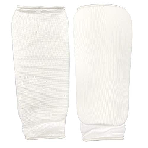 AAMA Martial Arts Taekwondo Cloth Elastic Shin Guard Protector - size: Child Large