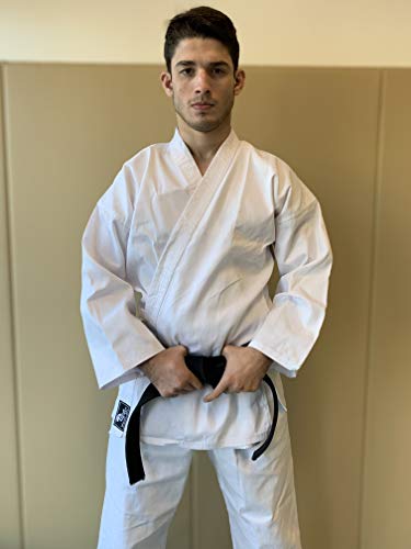 Karate Uniform for Kids & Adults Lightweight Student Karate Gi Martial Arts Uniform with Belt - size: 3 (5'3'' / 130lbs)
