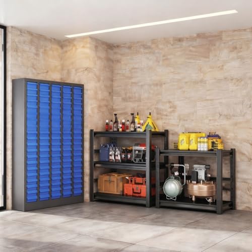 100-Drawer Nut and Bolt Organizer, Parts Cabinet No ssembly, with Labels & Adjustable Dividers, ABS Drawers, 920LBS, Alloy Steel Frame for Workshop Garage - size: 100-Drawer