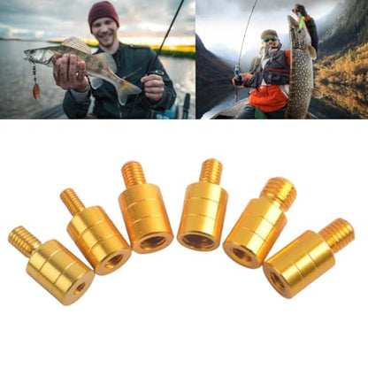Fishing Landing Net Handle Connector Fishing Net Rod Head Converter Replacement Part Fishing Landing Dip Net Connector