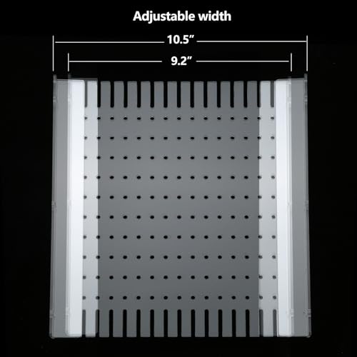 Aquarium Divider Clear 10/15/20 Gallon Fish Tank Divider with Suction Cups (10 Gallon)
