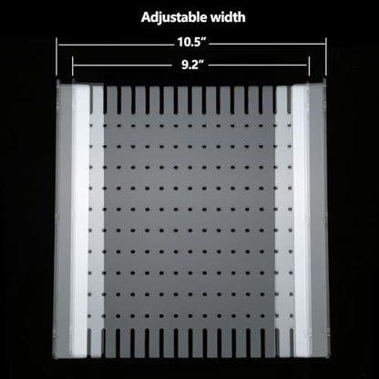 Aquarium Divider Clear 10/15/20 Gallon Fish Tank Divider with Suction Cups (10 Gallon)