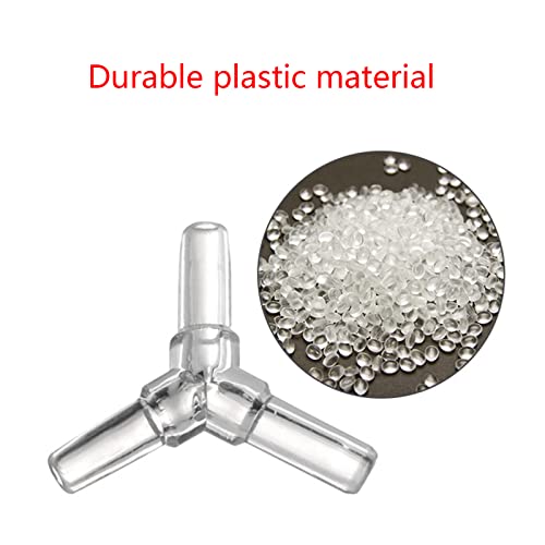3 Way Y Shaped Tubing Connector Hose Fitting Equal Barbed Connector Tubing Splitter Adapters Fishtank