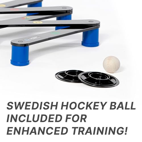 Hockey Revolution Lightweight Stickhandling Training Aid, Equipment for Puck Control, Reaction Time and Coordination - style: MY ENEMY