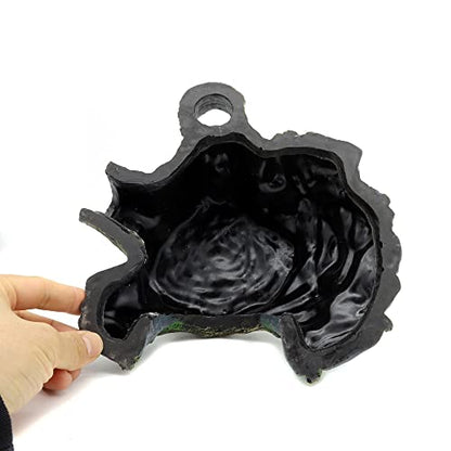 Resin Large Turtle Tank Accessories Reptile Hideouts Cave Habitat Decor for Gecko Leopard Lizards Toad