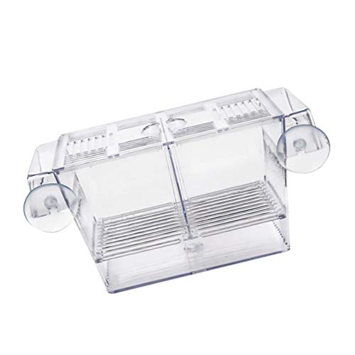 POPETPOP 1pc Fish Breeding Box Floating Incubator for Fry Cup Container for Betta and Guppy Fish