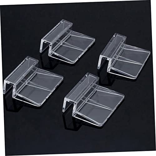 LIOOBO 10pcs Acrylic Support Frame for Fish Tanks Clips Aquarium Lid Clips Aquariums Fish Tank Rack