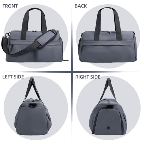Small Gym Bag for Men Women - 17" Waterproof Duffel Bag