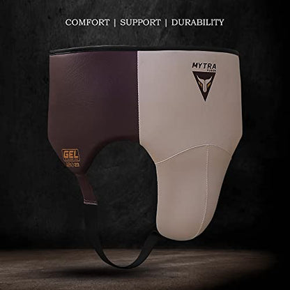Mytra Fusion Groin Guard Boxing Groin Guard for MMA, Muay Thai, Kickboxing and Martial Arts Abdominal Protector for Training, Sparring, Grappling, Taekwondo and Fighting - size: Large-X-Large