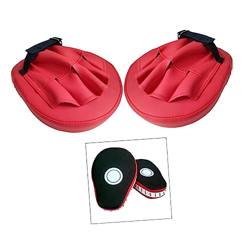 Pair Curved Thai Pads for Taekwondo Kickboxing Training