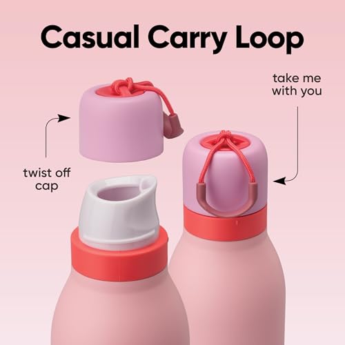 Owala FreeSip Twist Stainless Steel Water Bottle 24 oz Angel Food Cake - color: Angel Food Cake, size: 24 Ounces