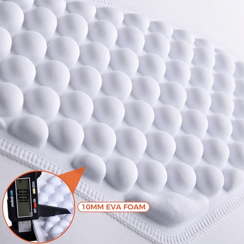 COOLOMG Adult Baseball Chest Protector Mens Padded Shirt Heart Guard - color: Gray-white, size: Small