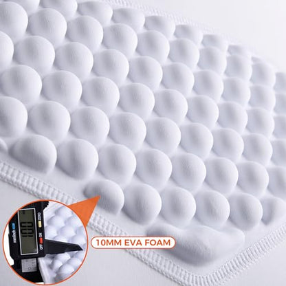 COOLOMG Adult Baseball Chest Protector Mens Padded Shirt Heart Guard - color: Gray-white, size: Small