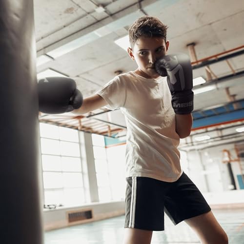 Meister [Critical] Boxing Gloves - Ergonomic High-Density Training Gloves - style: 8 Ounce Gloves - Matte Black
