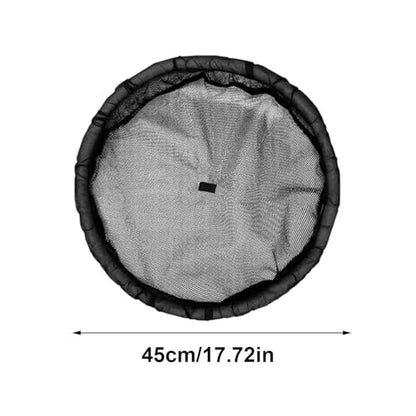 Floating Flora Fish Barrier, 17.7inch Round Floating Pond Corral Island with Lifting Ring, Netting Fine Mesh Water Features Decor for Plant Protector Garden Fish Pond Decoration Home