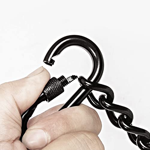Hanging Chair Chain, Punching Bag Chain with Two Carabiners 2 Pack