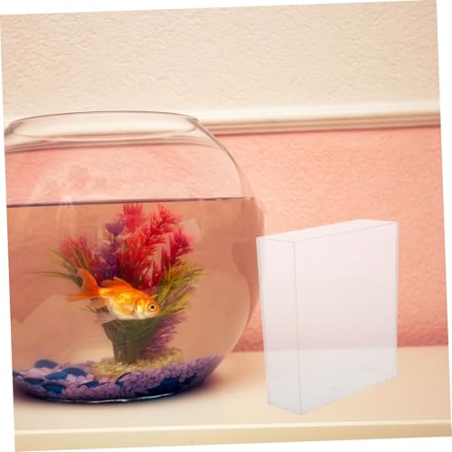 UPKOCH Small Betta Fish Bowl Observation Box Portable Betta Tank for Fish Breeding for Aquarium Hatching
