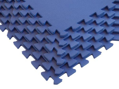 Square Brands Interlocking Gym Floor Tiles - Puzzle Foam Mats for Home Gym | MMA & Exercise | 3/8 - size: 72SQFT