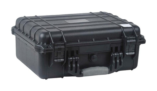 Large and Medium Size Weatherproof Equipment Cases, made of Polypropylene Plastic, Black with Foam Insert (16.5" X 13" X 7" (L x W x H)) - size: 16.5" X 13" X 7" (L x W x H) (BLACK)